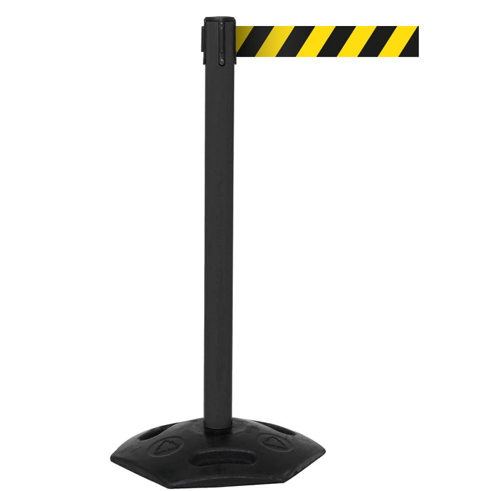 GPC® Obex® Weatherproof Single Belt Barrier - Chevron - 3400 Long