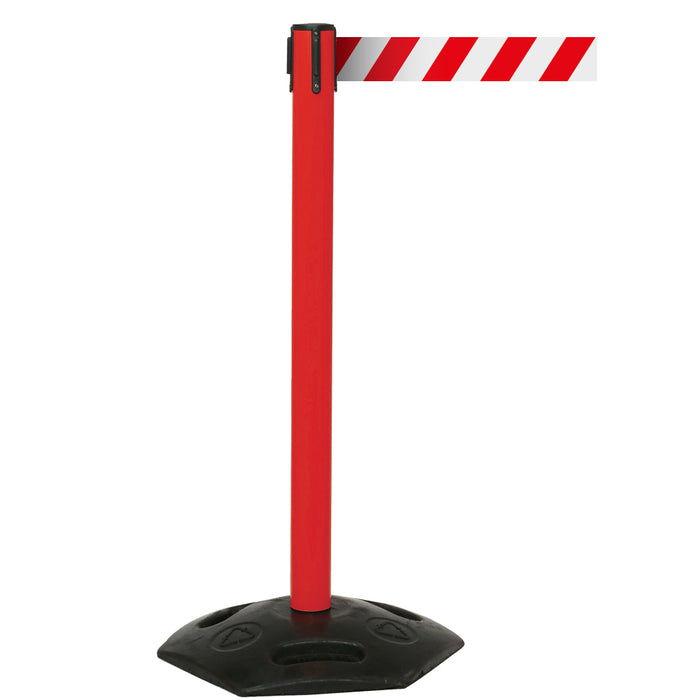 GPC® Obex® Weatherproof Single Belt Barrier - Chevron - 3400 Long