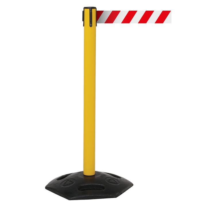 GPC® Obex® Weatherproof Single Belt Barrier - Chevron - 3400 Long