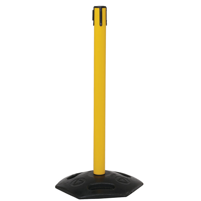 GPC® Obex® Weatherproof Single Belt Barrier - Chevron - 3400 Long
