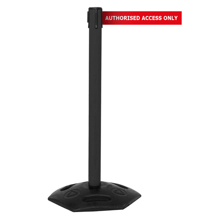 GPC® Obex® Weatherproof Single Belt Barrier - Chevron - 3400 Long