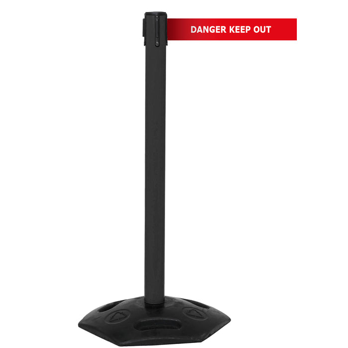 GPC® Obex® Weatherproof Single Belt Barrier - Chevron - 3400 Long