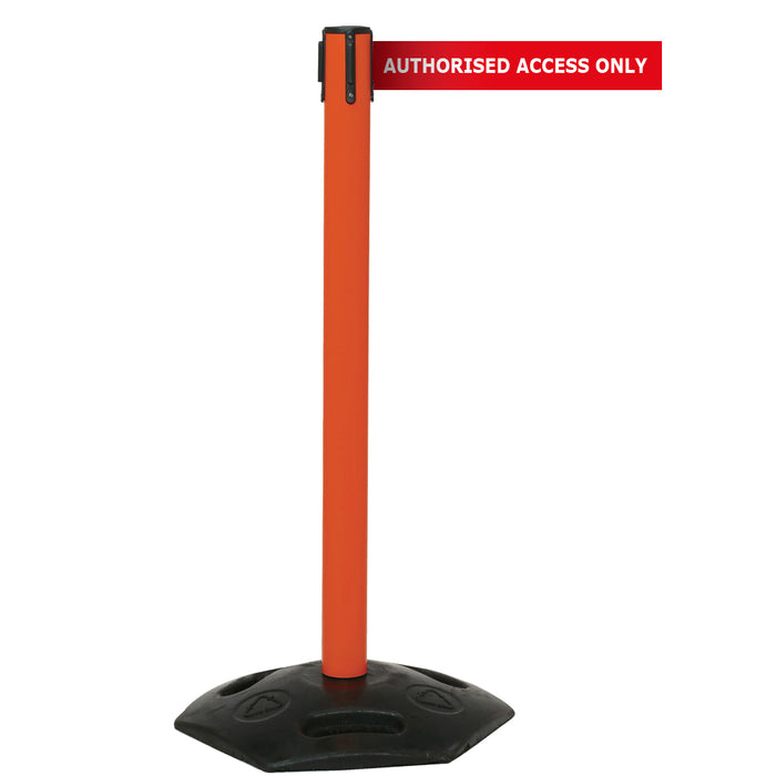 GPC® Obex® Weatherproof Single Belt Barrier - Chevron - 3400 Long