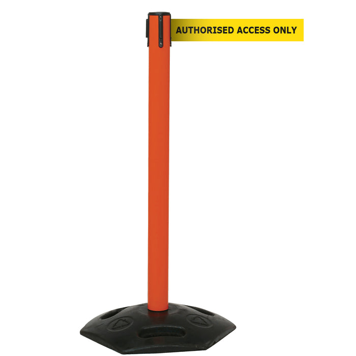 GPC® Obex® Weatherproof Single Belt Barrier - Chevron - 3400 Long