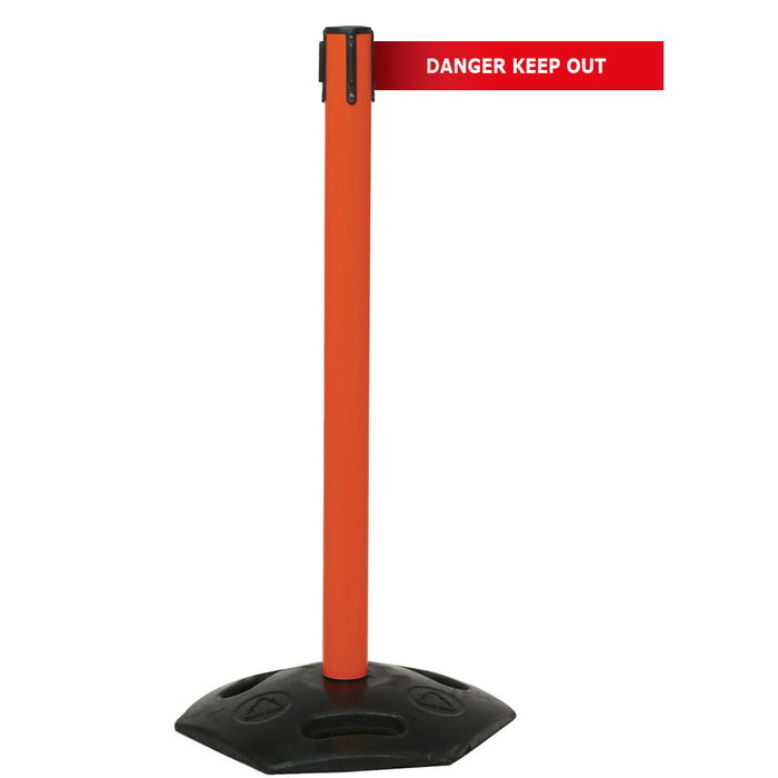 GPC® Obex® Weatherproof Single Belt Barrier - Chevron - 3400 Long