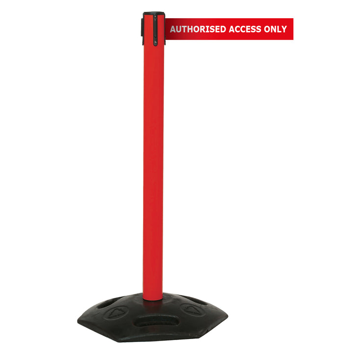 GPC® Obex® Weatherproof Single Belt Barrier - Chevron - 3400 Long