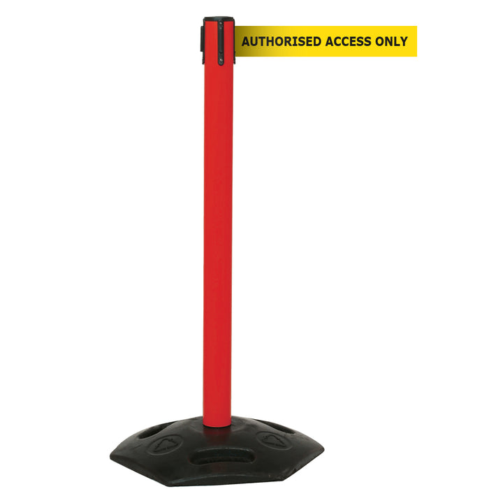 GPC® Obex® Weatherproof Single Belt Barrier - Chevron - 3400 Long