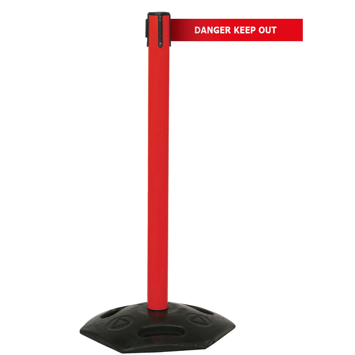 GPC® Obex® Weatherproof Single Belt Barrier - Chevron - 3400 Long