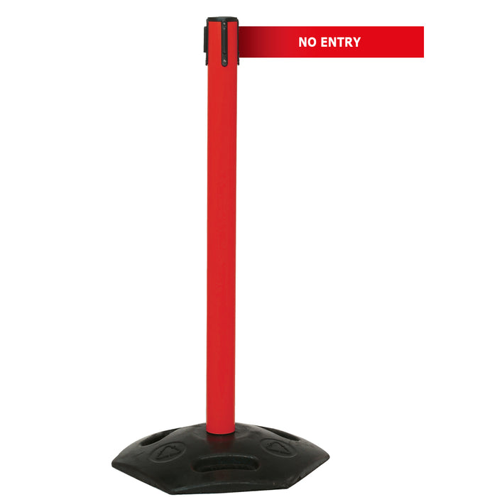 GPC® Obex® Weatherproof Single Belt Barrier - Chevron - 3400 Long