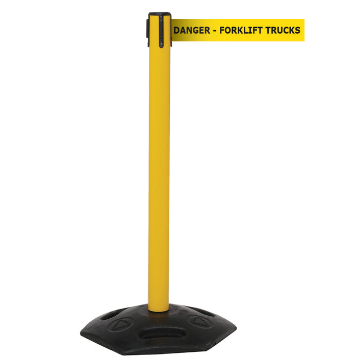 GPC® Obex® Weatherproof Single Belt Barrier - Chevron - 3400 Long