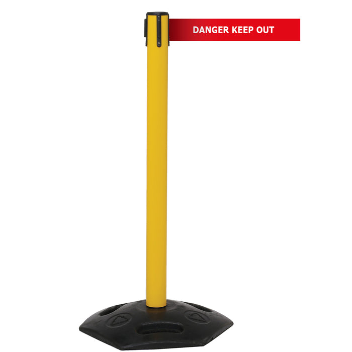 GPC® Obex® Weatherproof Single Belt Barrier - Chevron - 3400 Long