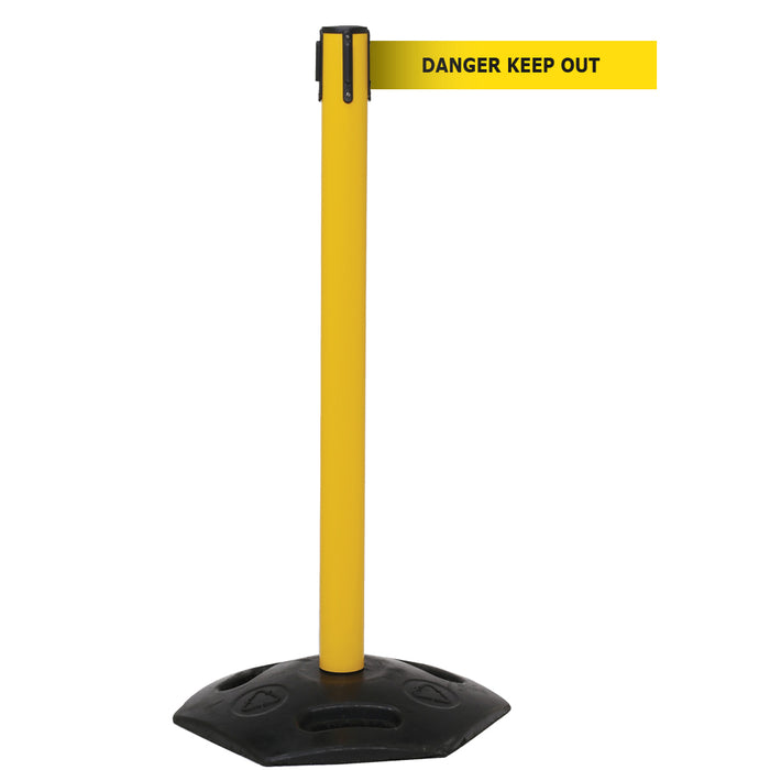 GPC® Obex® Weatherproof Single Belt Barrier - Chevron - 3400 Long