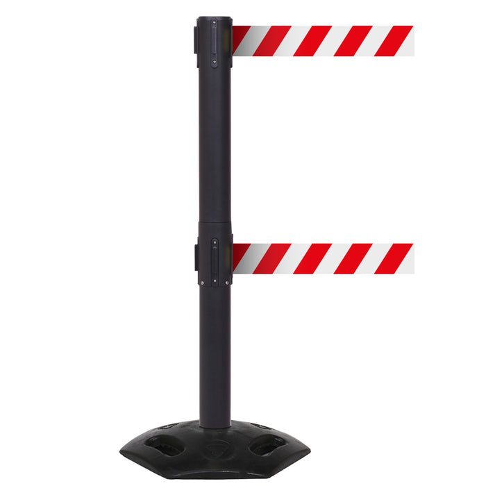 GPC® Obex® Weatherproof Single Belt Barrier - Chevron - 3400 Long