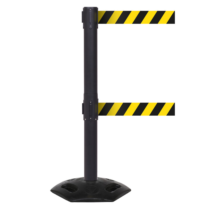 GPC® Obex® Weatherproof Single Belt Barrier - Chevron - 3400 Long
