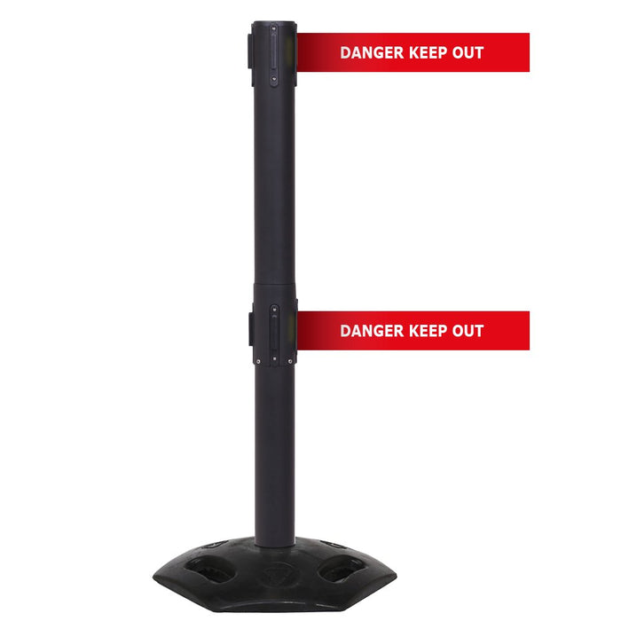 GPC® Obex® Weatherproof Single Belt Barrier - Chevron - 3400 Long