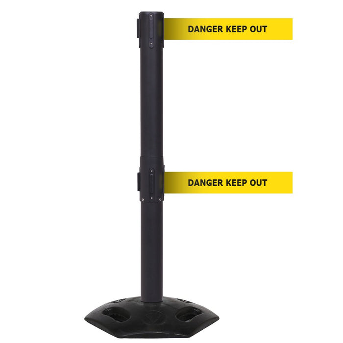 GPC® Obex® Weatherproof Single Belt Barrier - Chevron - 3400 Long