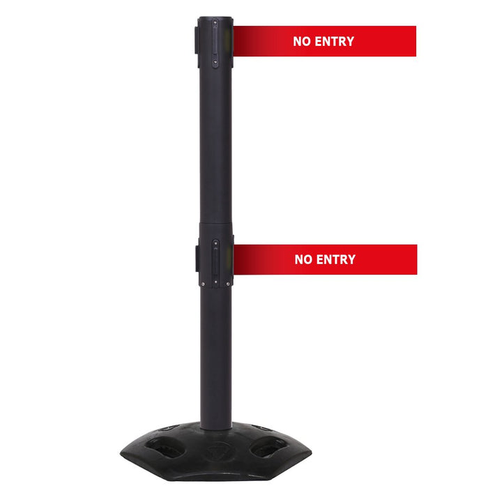 GPC® Obex® Weatherproof Single Belt Barrier - Chevron - 3400 Long