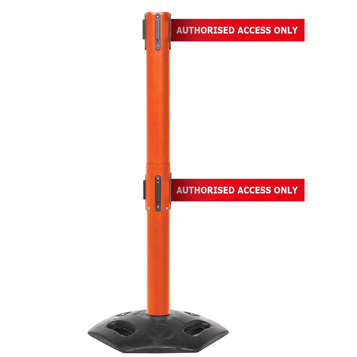 GPC® Obex® Weatherproof Single Belt Barrier - Chevron - 3400 Long