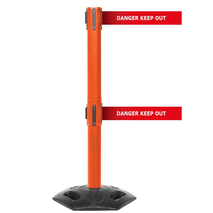 GPC® Obex® Weatherproof Single Belt Barrier - Chevron - 3400 Long