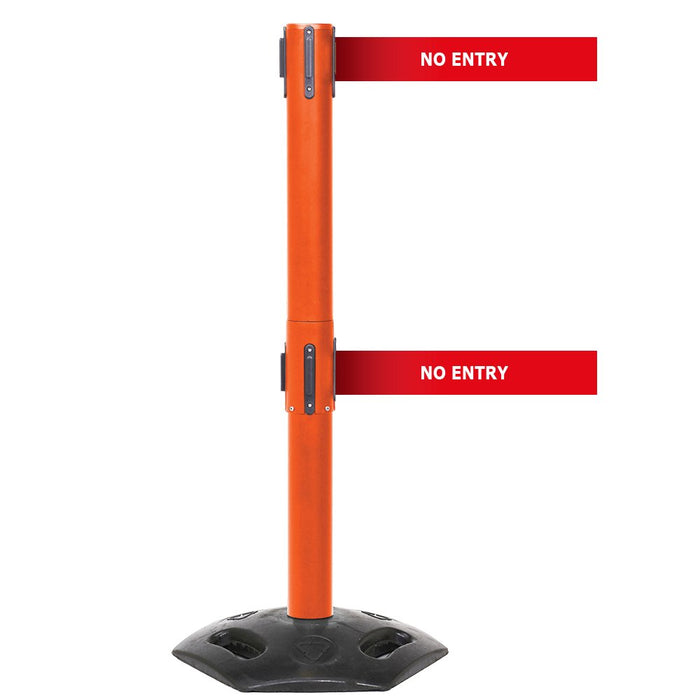 GPC® Obex® Weatherproof Single Belt Barrier - Chevron - 3400 Long