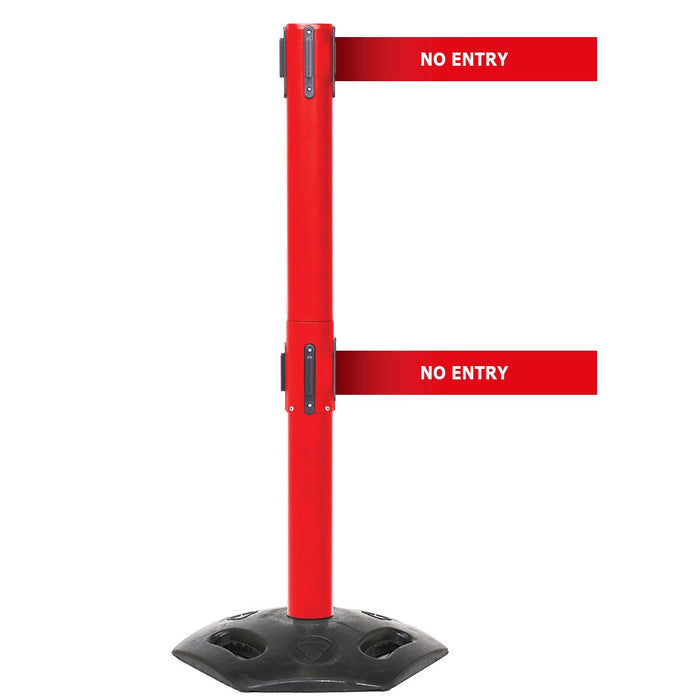 GPC® Obex® Weatherproof Single Belt Barrier - Chevron - 3400 Long
