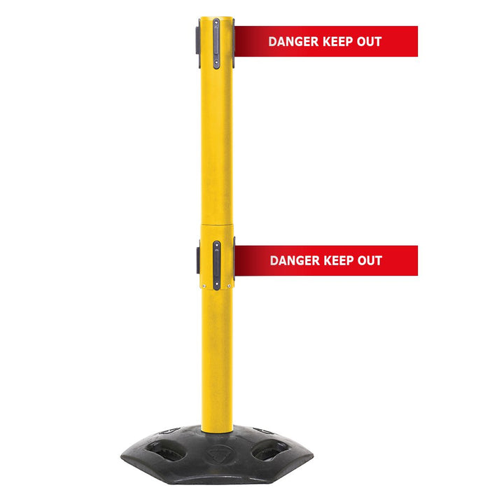 GPC® Obex® Weatherproof Single Belt Barrier - Chevron - 3400 Long