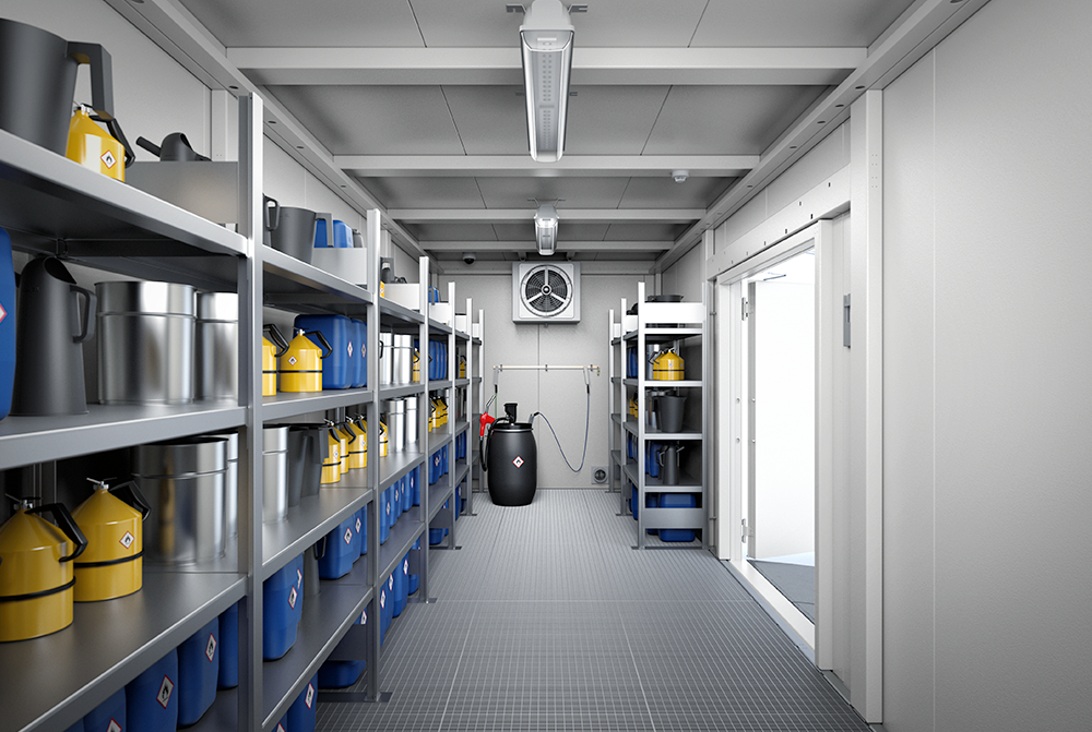 Flammable Liquids Storage (Drums, IBCs)