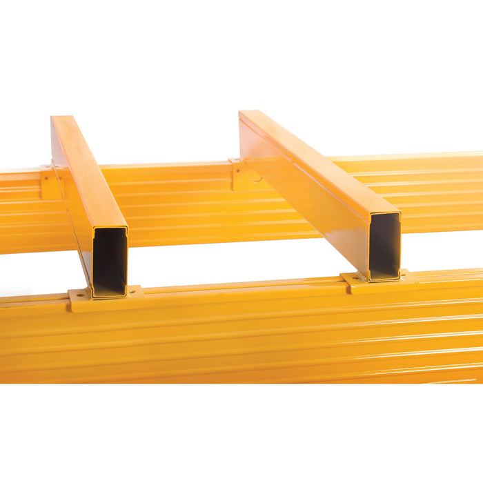 Anco Pallet Racking 2 Bay Run with Wide Beams