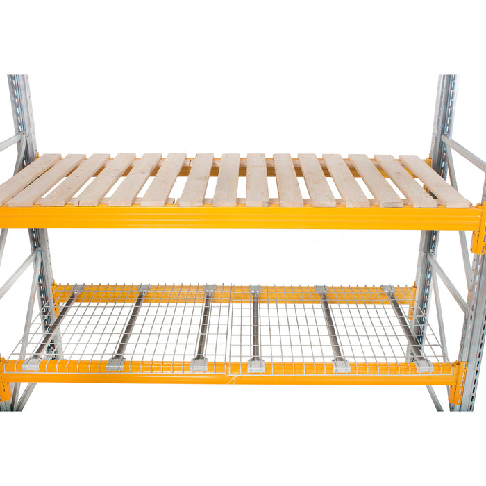 Anco Pallet Racking 2 Bay Run with Wide Beams