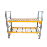 Anco Pallet Racking 2 Bay Run with Wide Beams