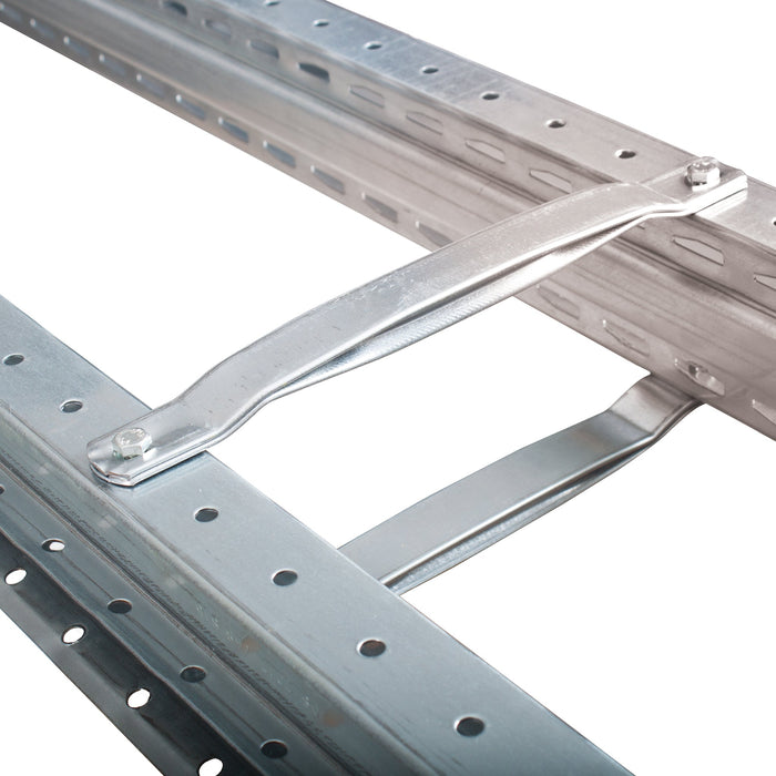 Anco Pallet Racking 2 Bay Run with Wide Beams