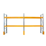 Anco Pallet Racking 2 Bay Run with Wide Beams
