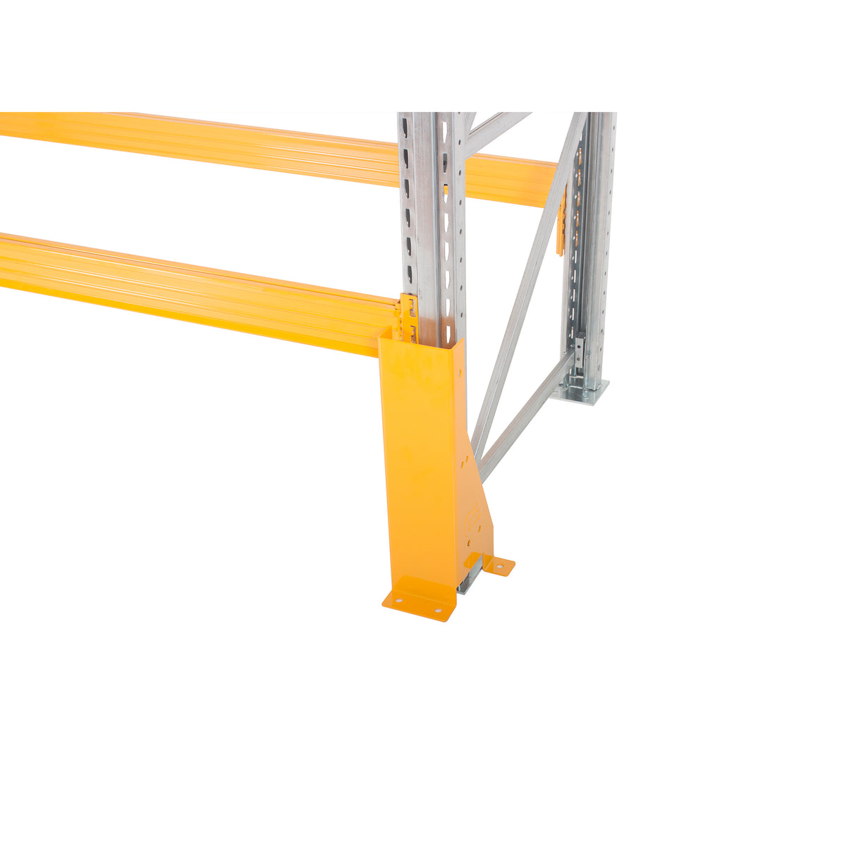 Anco Pallet Racking 2 Bay Run with Wide Beams