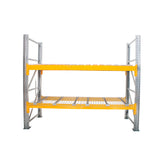 Anco Pallet Racking 2 Bay Run with Wide Beams
