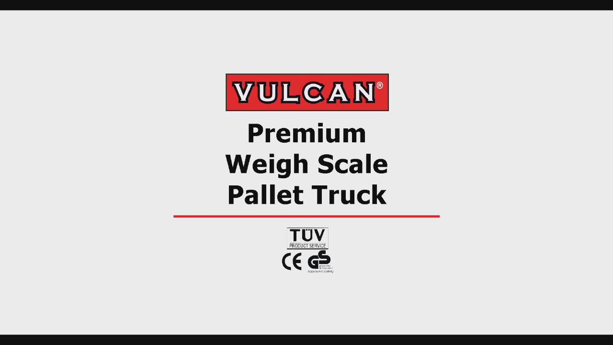 GPC Vulcan Premium Weigh Scale Pallet Truck - 1150mm Long